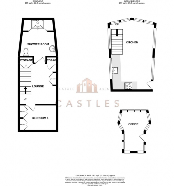 Floor Plan Image for 1 Bedroom Property for Sale in House Boat, Mill Rythe Lane, Hayling Island