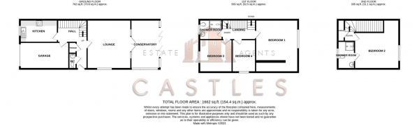 Floor Plan Image for 4 Bedroom Property for Sale in Gordon Road, Curdridge,