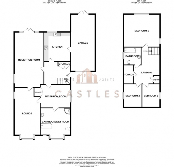 Floor Plan Image for 3 Bedroom Detached Bungalow for Sale in Lealand Road, Drayton