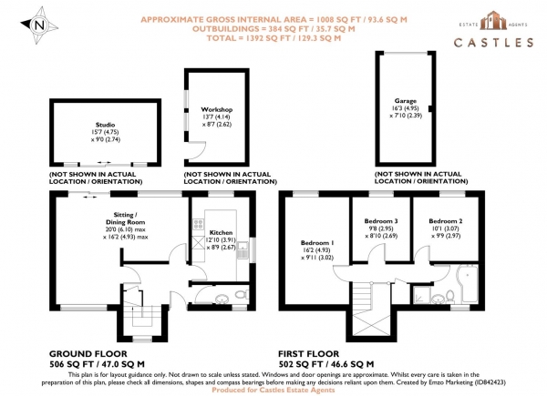 Floor Plan Image for 3 Bedroom Detached House for Sale in The Keep, Portchester