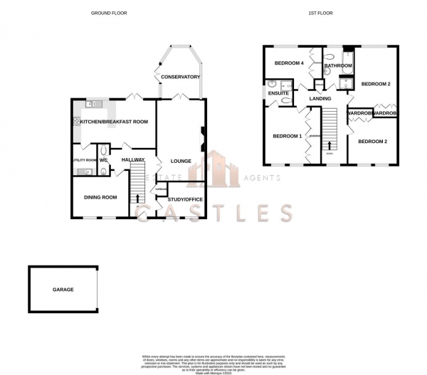 Floor Plan Image for 4 Bedroom Detached House for Sale in Skye Close, Cosham, Portsmouth