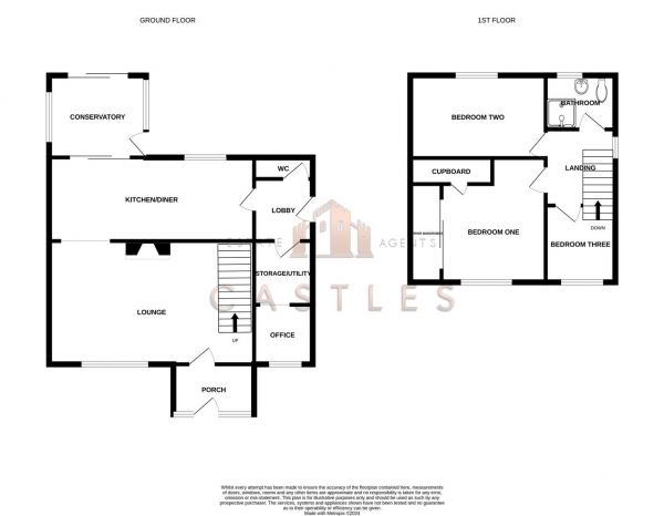 Floor Plan Image for 3 Bedroom Semi-Detached House for Sale in Chedworth Crescent, Paulsgrove