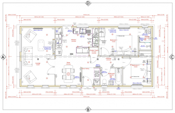 Floor Plan Image for 2 Bedroom Bungalow for Sale in Upper Cornaway Lane, Portchester