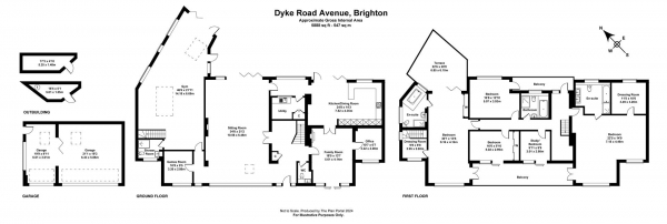 Floor Plan Image for 4 Bedroom Property to Rent in Dyke Road Avenue, Brighton