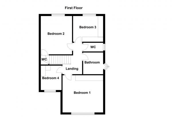 Floor Plan Image for 4 Bedroom Detached House for Sale in Horbury Road, Wakefield