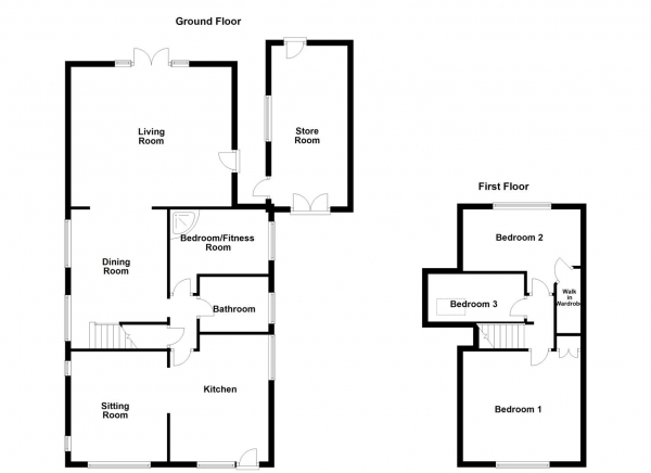 Floor Plan Image for 4 Bedroom Detached House for Sale in Brandy Carr Road, Kirkhamgate, Wakefield