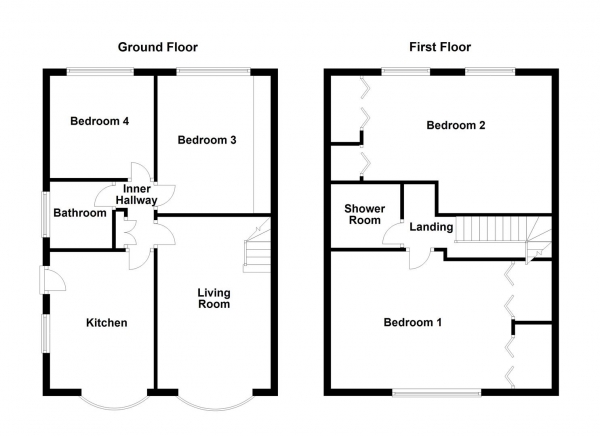 Floor Plan Image for 4 Bedroom Detached House for Sale in Gillion Crescent, Durkar, Wakefield