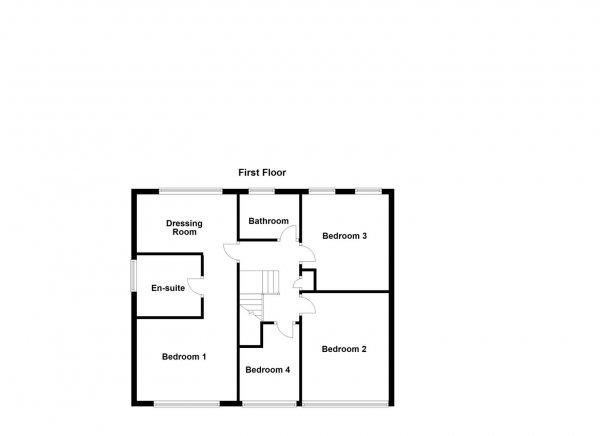 Floor Plan Image for 4 Bedroom Detached House for Sale in Roger Drive, Sandal, Wakefield
