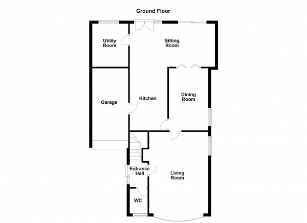 Floor Plan for 4 Bedroom Detached House for Sale in Heron Drive, Sandal, Wakefield, WF2, 6SW - OIRO &pound459,000