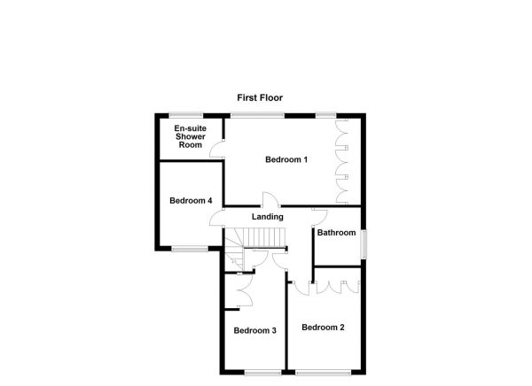 Floor Plan for 4 Bedroom Detached House for Sale in Heron Drive, Sandal, Wakefield, WF2, 6SW - OIRO &pound459,000