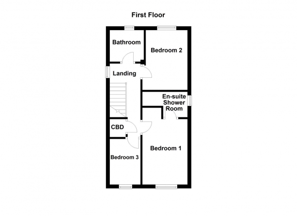 Floor Plan Image for 3 Bedroom Detached House for Sale in High Keep Fold, Hall Green, Wakefield