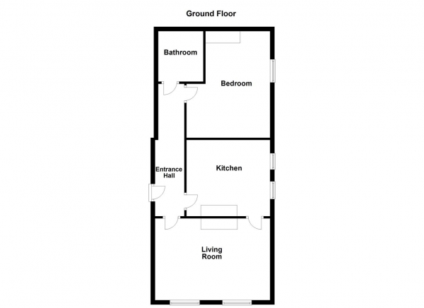 Floor Plan Image for 1 Bedroom Flat for Sale in Cliffield House, St Christophers Walk, WF1 2UP