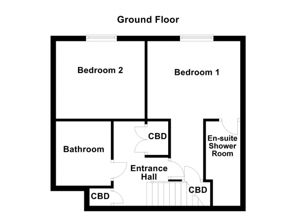 Floor Plan Image for 2 Bedroom Penthouse for Sale in Hebble Wharf, Navigation Walk