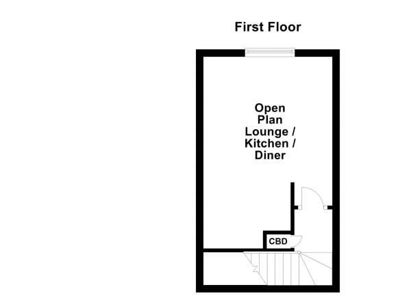 Floor Plan Image for 2 Bedroom Penthouse for Sale in Hebble Wharf, Navigation Walk