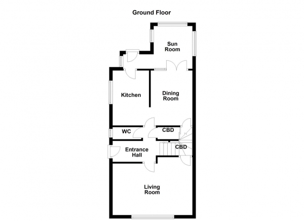 Floor Plan for 3 Bedroom Detached House for Sale in Canal Lane, Lofthouse, Wakefield, WF3, 3HW -  &pound250,000