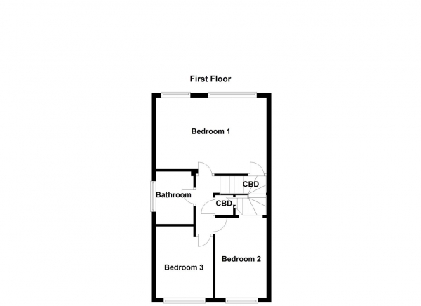 Floor Plan for 3 Bedroom Detached House for Sale in Canal Lane, Lofthouse, Wakefield, WF3, 3HW -  &pound250,000