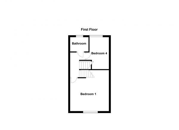 Floor Plan for 4 Bedroom End of Terrace House for Sale in Marlborough Street, Wakefield, WF2, 9QS -  &pound210,000