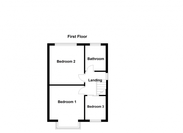 Floor Plan for 3 Bedroom Semi-Detached House for Sale in Carr Gate Mount, Carr Gate, Wakefield, WF2, 0QP - OIRO &pound205,000