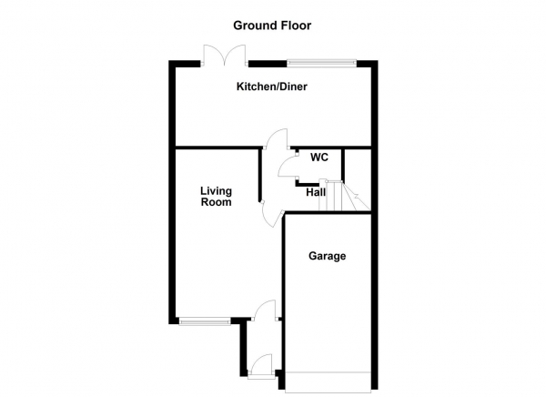 Floor Plan Image for 3 Bedroom Detached House for Sale in Rhubarb Hill, Wakefield