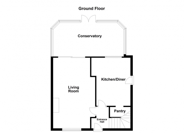 Floor Plan Image for 3 Bedroom Semi-Detached House for Sale in Magdalene Road, Wakefield