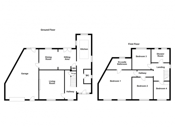 Floor Plan Image for 4 Bedroom Detached House for Sale in Lyndale Drive, Wrenthorpe, Wakefield