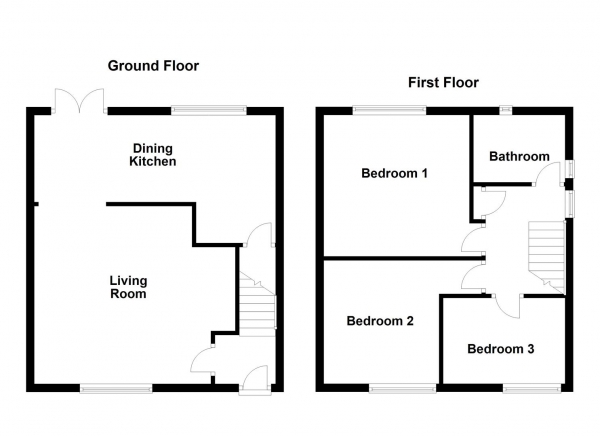 Floor Plan Image for 3 Bedroom Semi-Detached House for Sale in Manygates Crescent, Wakefield
