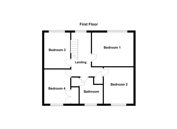 Floor Plan Image for 4 Bedroom Detached House for Sale in Lennox Drive, Lupset Park, Wakefield