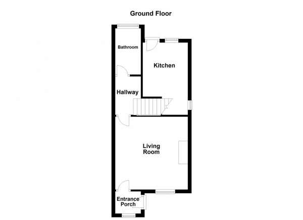 Floor Plan for 2 Bedroom Semi-Detached House for Sale in Lawns Lane, Carr Gate, Wakefield, WF2, 0QU -  &pound170,000