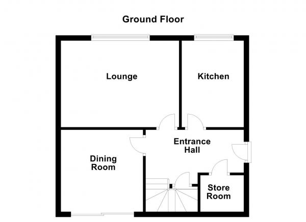 Floor Plan Image for 3 Bedroom Semi-Detached House for Sale in Warren Avenue, Wakefield