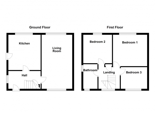 Floor Plan Image for 3 Bedroom Semi-Detached House for Sale in Wasdale Road, Wakefield