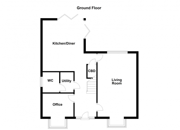 Floor Plan Image for 4 Bedroom Property for Sale in Cotham Drive, Wakefield