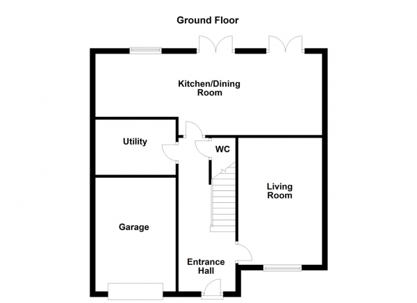 Floor Plan Image for 5 Bedroom Detached House for Sale in Rhubarb Hill, Wakefield