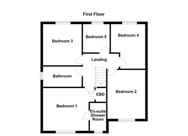 Floor Plan Image for 5 Bedroom Detached House for Sale in Rhubarb Hill, Wakefield