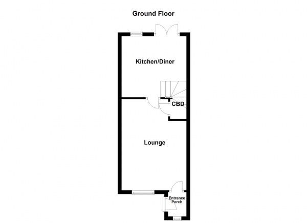 Floor Plan Image for 2 Bedroom Semi-Detached House for Sale in Foxglove Folly, Wakefield