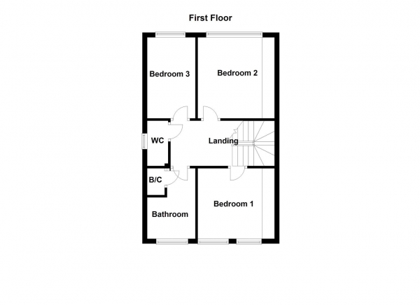 Floor Plan Image for 3 Bedroom Property for Sale in Wrenthorpe Road, Wrenthorpe, Wakefield