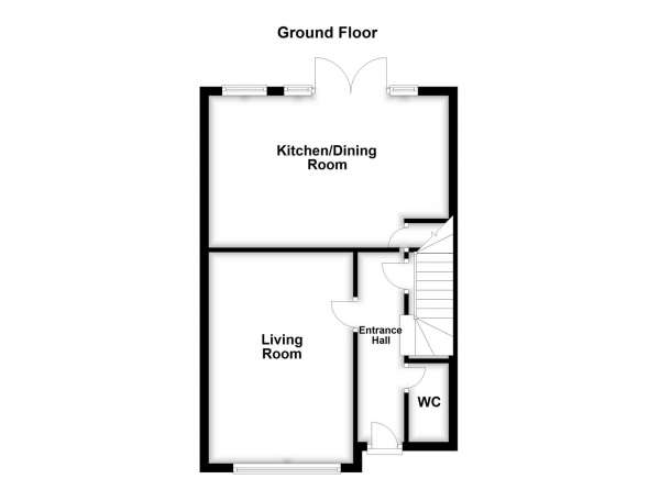 Floor Plan Image for 3 Bedroom Semi-Detached House for Sale in Whitaker Drive, Wakefield