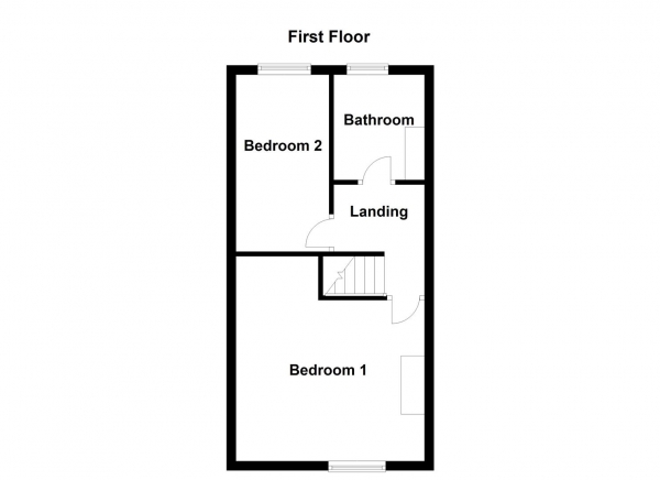 Floor Plan Image for 2 Bedroom Terraced House for Sale in Aberford Road, Stanley, Wakefield