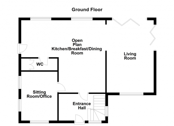 Floor Plan Image for 5 Bedroom Detached House for Sale in School Lane, Walton