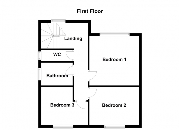 Floor Plan Image for 3 Bedroom Detached House for Sale in Knightsway, Sandal, Wakefield