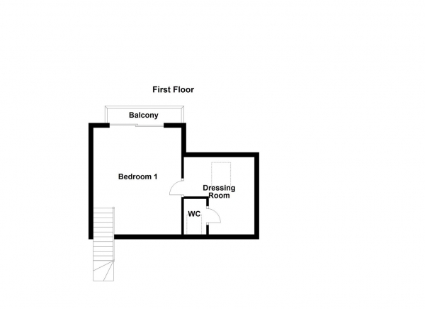 Floor Plan Image for 2 Bedroom Semi-Detached Bungalow for Sale in High Street, Crigglestone, Wakefield