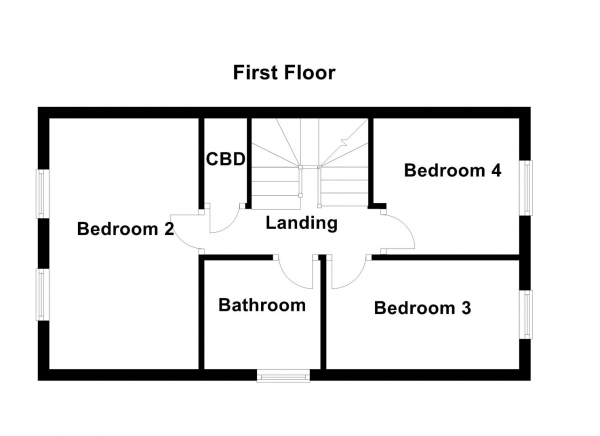 Floor Plan Image for 4 Bedroom Semi-Detached House for Sale in Springfield Road, Lofthouse, Wakefield