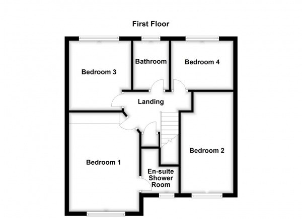 Floor Plan Image for 4 Bedroom Detached House for Sale in Woodlands Court, Woolley Grange, Barnsley