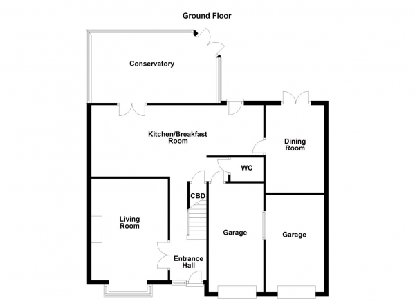 Floor Plan Image for 4 Bedroom Detached House for Sale in Hazelwood Road, Outwood, Wakefield