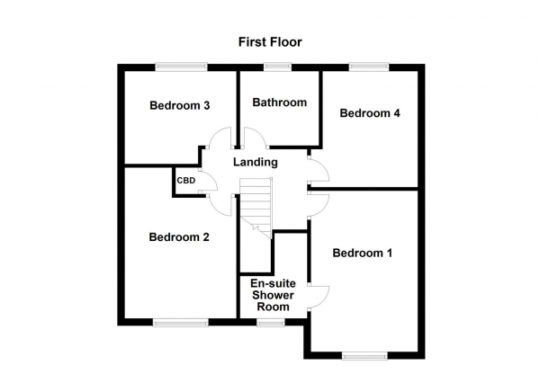 Floor Plan Image for 4 Bedroom Detached House for Sale in Sward Way, Crofton, Wakefield