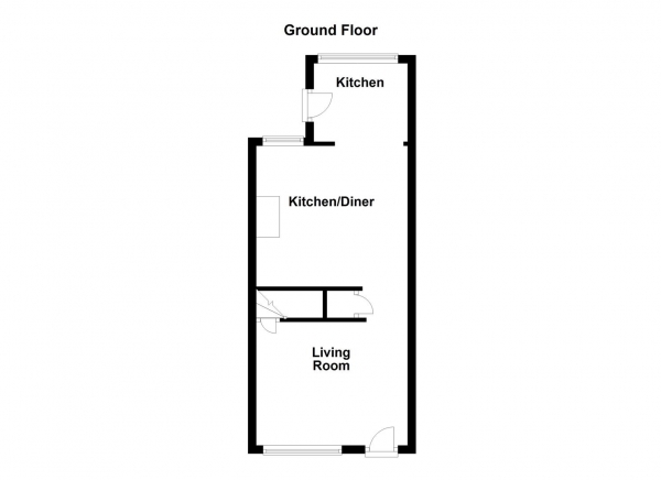 Floor Plan Image for 2 Bedroom Terraced House for Sale in Portland Street, Wakefield