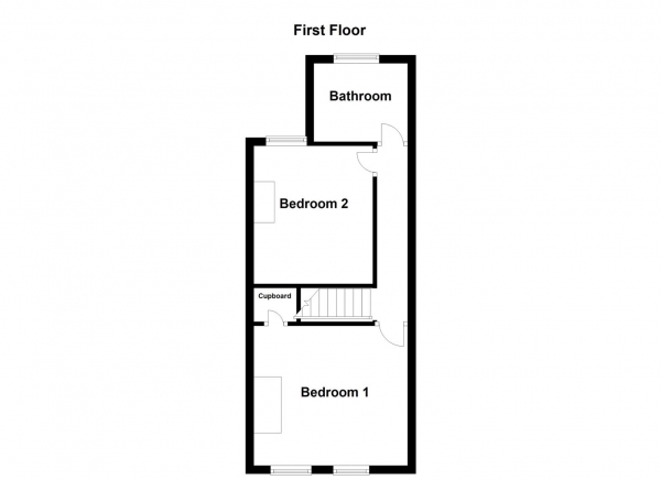 Floor Plan Image for 2 Bedroom Terraced House for Sale in Portland Street, Wakefield