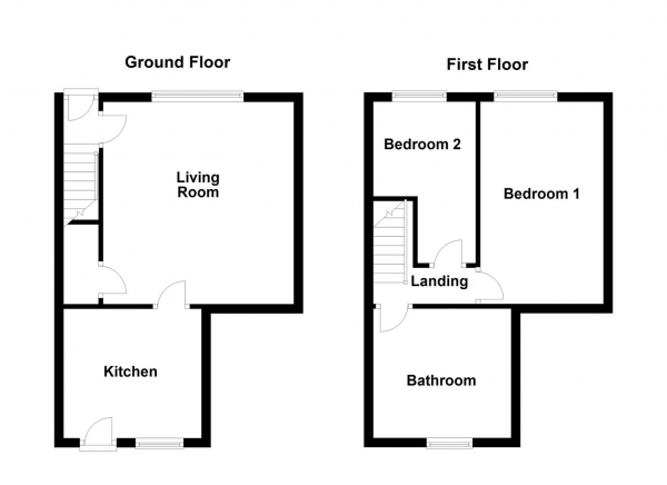 Floor Plan Image for 2 Bedroom Cottage for Sale in Haigh Moor Road, Tingley, Wakefield