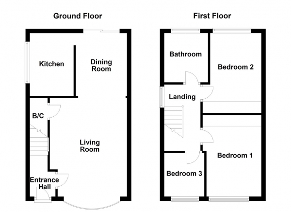 Floor Plan Image for 3 Bedroom Semi-Detached House for Sale in Haigh Moor Road, Tingley, Wakefield