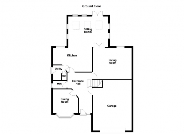 Floor Plan Image for 4 Bedroom Detached House for Sale in School Lane, Walton, Wakefield