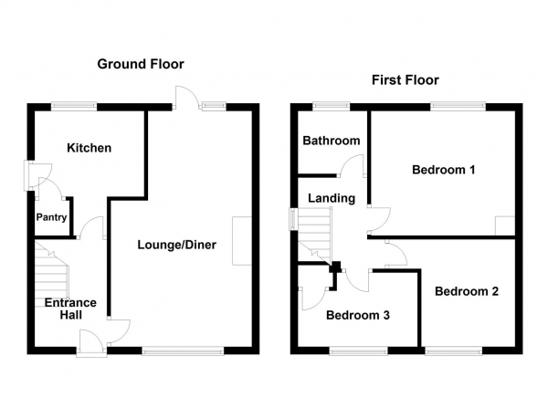 Floor Plan Image for 3 Bedroom Semi-Detached House for Sale in Tinsworth Road, Wakefield